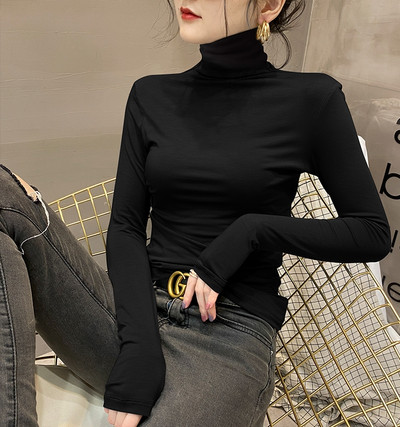 Изчистен модел дамско поло в много цветове