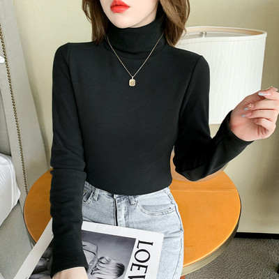 Moteriška laisvalaikio palaidinė su aukšta apykakle