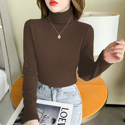 Moteriška laisvalaikio palaidinė su aukšta apykakle