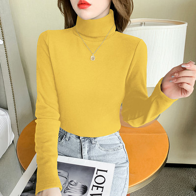 Moteriška laisvalaikio palaidinė su aukšta apykakle