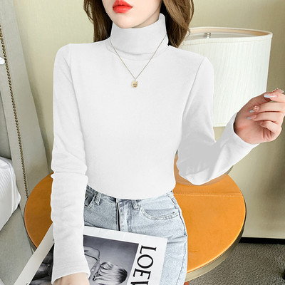 Moteriška laisvalaikio palaidinė su aukšta apykakle