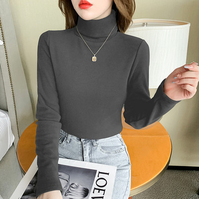 Moteriška laisvalaikio palaidinė su aukšta apykakle