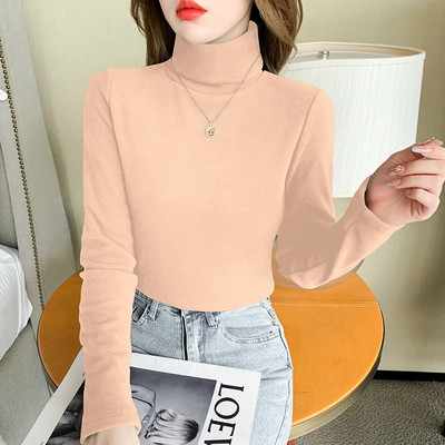 Moteriška laisvalaikio palaidinė su aukšta apykakle