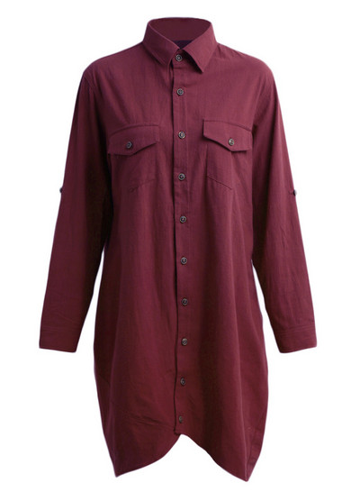 Plus veličina 5XL Ženska bluza Proljeće Jesen 2021. Ležerna ženska duga košulja Mujer Topovi Široke vintage modne bluze Košulje