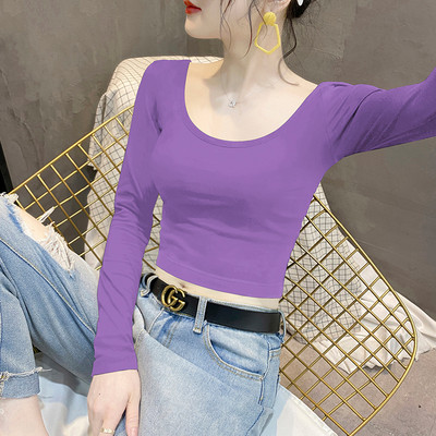 Ежедневна дамска блуза с дълъг ръкав -няколко цвята