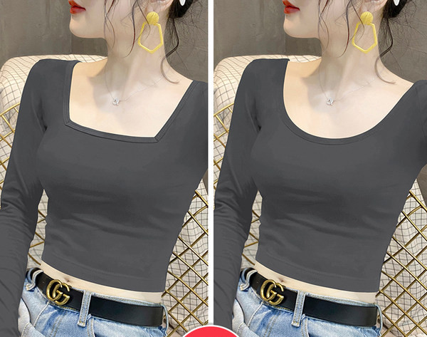 Ежедневна дамска блуза с дълъг ръкав -няколко цвята