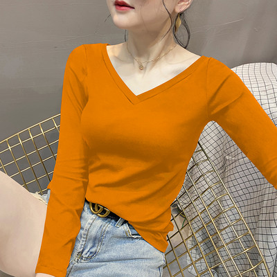 Ženska ležerna bluza čistog kroja i dugih rukava