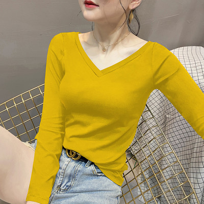 Ženska ležerna bluza čistog kroja i dugih rukava