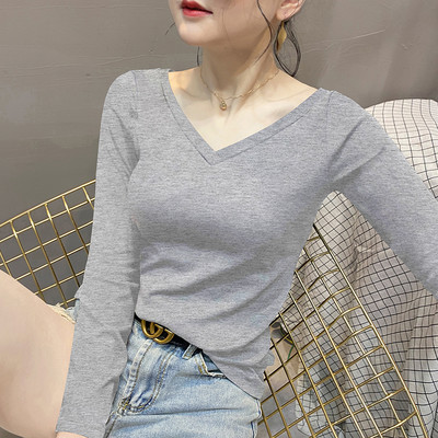 Ženska ležerna bluza čistog kroja i dugih rukava