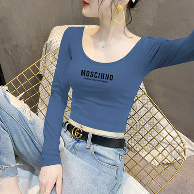 Ležerna ženska bluza sa ovalnim izrezom i printom - više boja