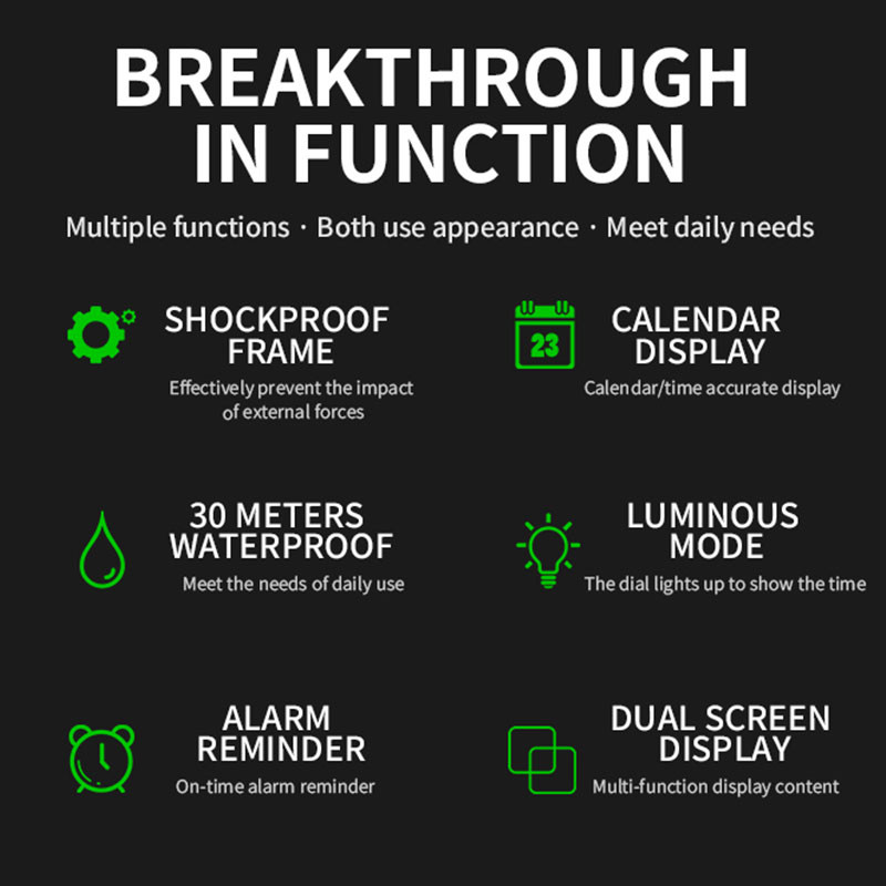 SHIYUNME katonai digitális karóra férfi vízálló kültéri sport férfi karórák iránytű elektronikus kronográf relogio masculino