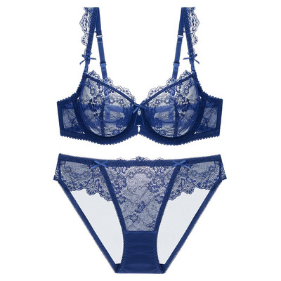 Set dama din doua piese din dantela cu bretele reglabile