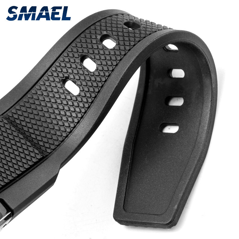 SMAEL 1803 Sport karóra Férfi karórák Vízálló 5 Bar Dual Time Férfi Katonai karórák Ütésálló ébresztőóra montre homme