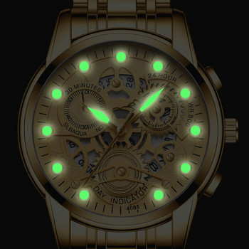 Ανδρικά ρολόγια χειρός 2022 Χρυσά κορυφαίες επωνυμίες Αδιάβροχο πολυτελές χρυσό ρολόι καρπού για ανδρικό ρολόι Dropshipping δώρα Relogio Masculino