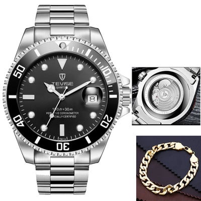 Hodinky TEVISE Diver 2022, automatické mechanické hodinky, športové luxusné pánske hodinky najvyššej značky, náramkové hodinky 2023, relogio masculino