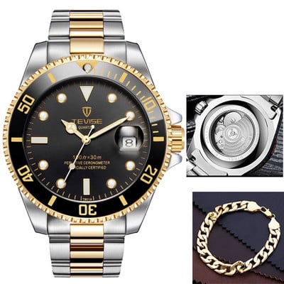 Hodinky TEVISE Diver 2022, automatické mechanické hodinky, športové luxusné pánske hodinky najvyššej značky, náramkové hodinky 2023, relogio masculino