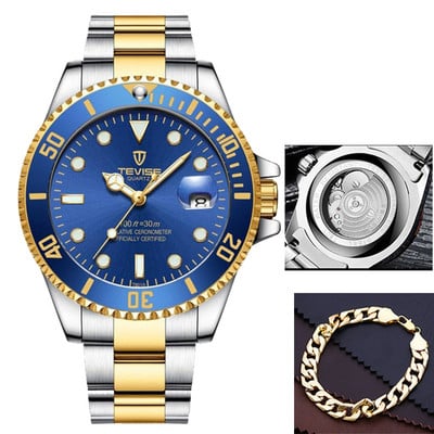 Hodinky TEVISE Diver 2022, automatické mechanické hodinky, športové luxusné pánske hodinky najvyššej značky, náramkové hodinky 2023, relogio masculino