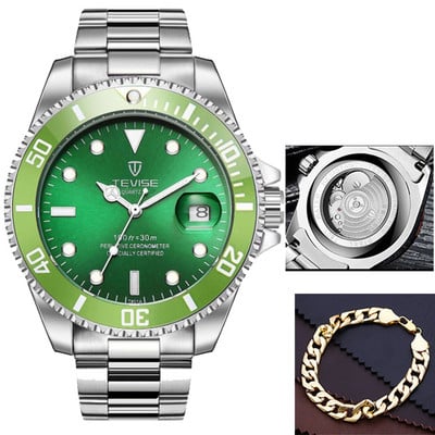 Hodinky TEVISE Diver 2022, automatické mechanické hodinky, športové luxusné pánske hodinky najvyššej značky, náramkové hodinky 2023, relogio masculino