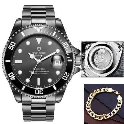 Hodinky TEVISE Diver 2022, automatické mechanické hodinky, športové luxusné pánske hodinky najvyššej značky, náramkové hodinky 2023, relogio masculino