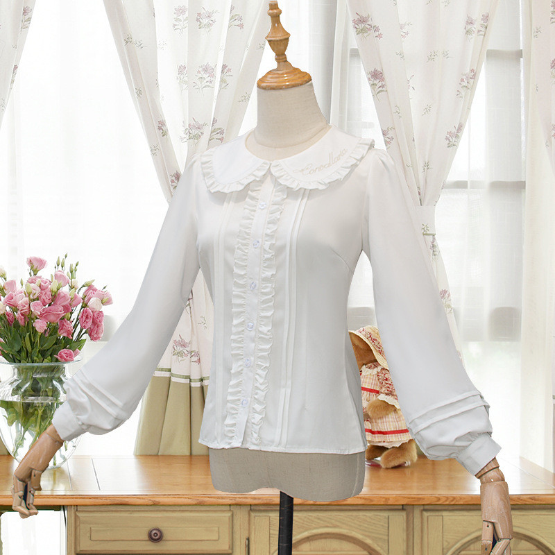 Ženska Lolita bluza Debela Lolita košulja od runa