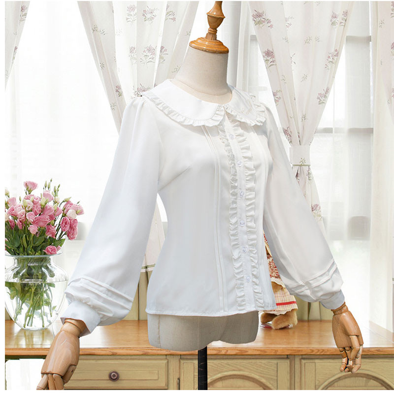 Ženska Lolita bluza Debela Lolita košulja od runa