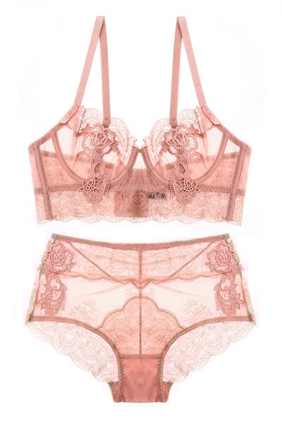 Moteriškas nėriniuotas bikinio rinkinys aukštu juosmeniu