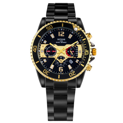 Muški satovi Vrhunski luksuzni poslovni kvarcni ručni sat za muškarce Narukvica Poklon set Vodootporni sat za muškarce Relogio Masculino