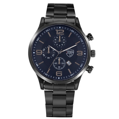 Muški satovi Vrhunski luksuzni poslovni kvarcni ručni sat za muškarce Narukvica Poklon set Vodootporni sat za muškarce Relogio Masculino