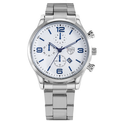 Muški satovi Vrhunski luksuzni poslovni kvarcni ručni sat za muškarce Narukvica Poklon set Vodootporni sat za muškarce Relogio Masculino