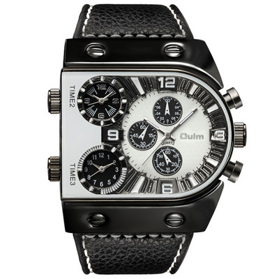 Luksusa vīriešu pulkstenis hronogrāfs zelta pulksteņi 3 laika joslu nerūsējošā tērauda liela ciparnīca vīriešu zelta rokas pulkstenis Relogio Masculino