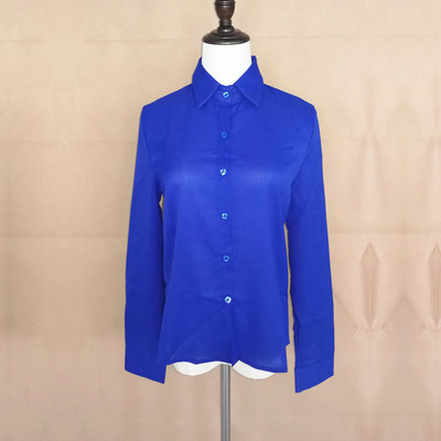 2018 m. Moterų verslo biuro marškiniai Lady OL marškinėliai Šifoninės palaidinės Moteriškos viršutinės marškinių palaidinės Madingi raudoni mėlyni juodi marškiniai plius dydis 2XL