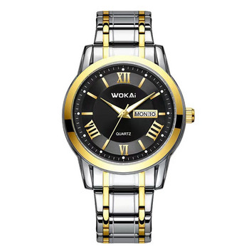 WOKAi DESIGN HighMineral Glass 40MM керамични GMT механични часовници 30m водоустойчив класически моден луксозен автоматичен часовник за мъже