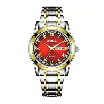 WOKAi DESIGN HighMineral Glass 40MM керамични GMT механични часовници 30m водоустойчив класически моден луксозен автоматичен часовник за мъже