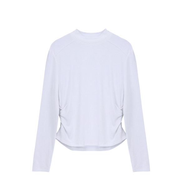 Ежедневна дамска блуза с обло деколте-няколко цвята