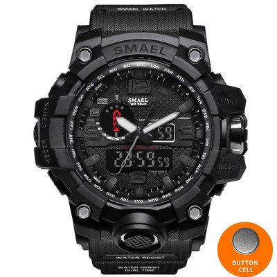 2018-as SMAEL férfi sportórák vízálló digitális karóra LED férfi karóra óra Man 1545 montre homme Big Military Outdoor
