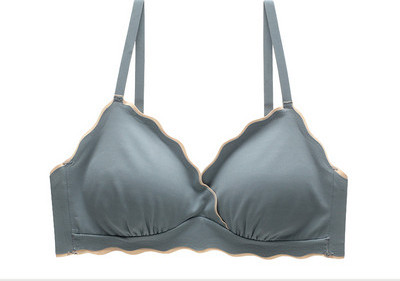 Besiūlė moteriška liemenėlė su reguliuojamais petnešėlėmis