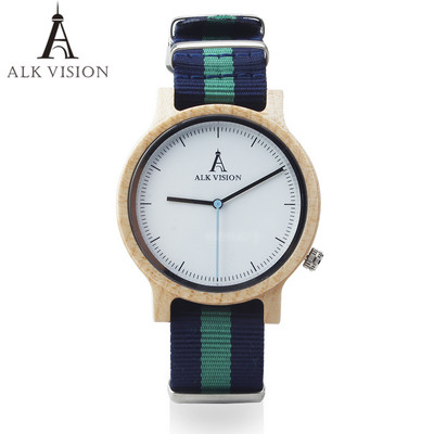 ALK Vision Pride Rainbow Top Ceasuri din lemn Dropshipping Brand Femei Bărbați Ceas din lemn Pânză LGBT Curea Fashion Casual Ceas de mână