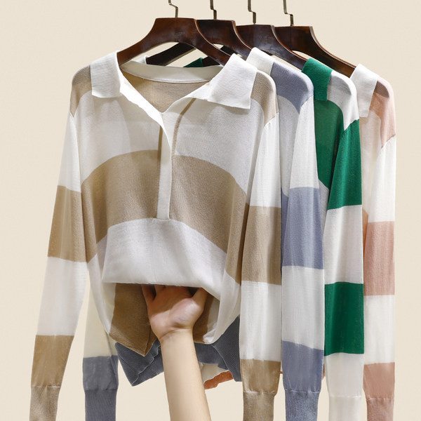 Ležerna ženska bluza s klasičnom kragnom i dugim rukavima