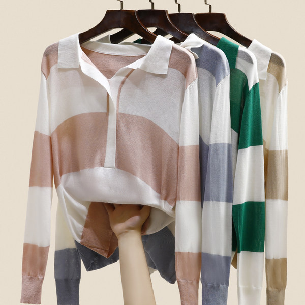 Ležerna ženska bluza s klasičnom kragnom i dugim rukavima