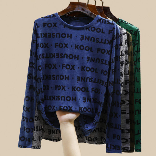 Ženska ležerna bluza s natpisom