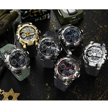 SANDA Мъжки военен часовник G Style Марка Спортен часовник LED Digital 50M Водоустойчив часовник S Shock Мъжки часовник Relogio Masculino