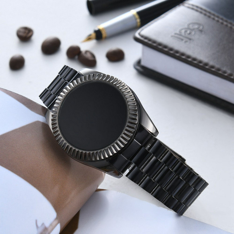 Új divatos karóra férfi hétköznapi órák LED digitális órák férfi rozsdamentes acél Quartz Sport vízálló karóra Reloj Masculino