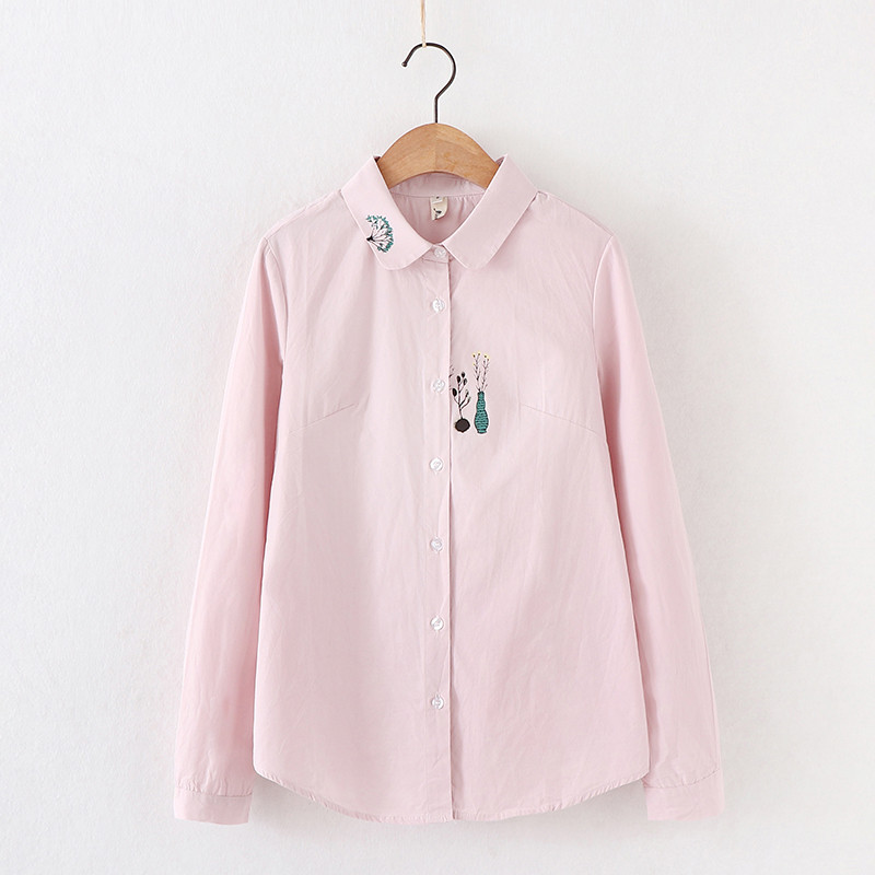 Ženska odjeća Bluza Košulja sa životinjskim vezom Košulje Camisas Mujer Blusas Topovi