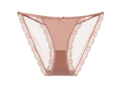 Ženske gaćice s trakom i čipkom