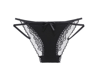Ženske gaćice s trakom i čipkom