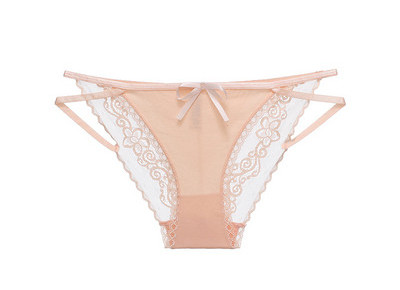 Ženske gaćice s trakom i čipkom