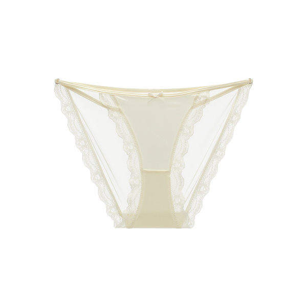 Ženske gaćice s trakom i čipkom