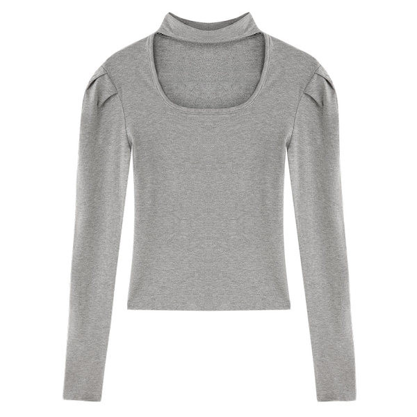 Naujo modelio moteriška palaidinė ilgomis pūstomis rankovėmis