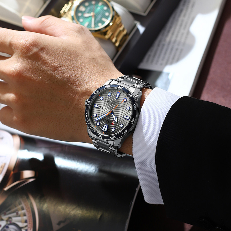 2022 Novi luksuzni brend CURREN Muški sportski satovi Muški kvarcni sat od nehrđajućeg čelika Muški modni ležerni ručni sat Relogio Masculino