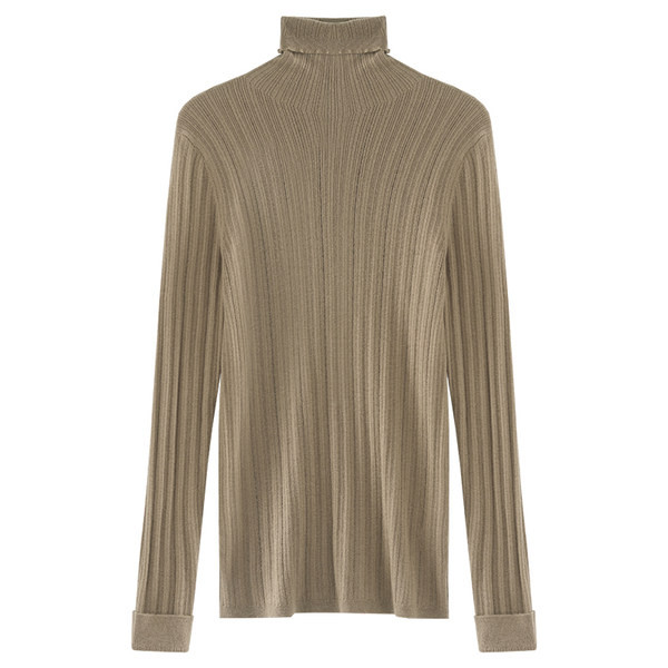 Női alkalmi blúz pólógallérral és mintával